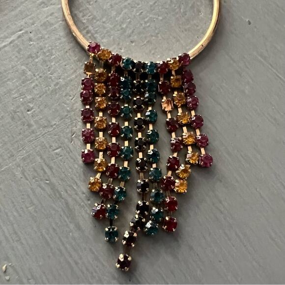 Gold Tone Hoop Earrings - Picture 5 of 7